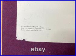 Frank Lloyd Wright Building Plans and Designs/ Hardcover Complete Folio 1963