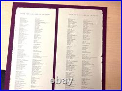 Frank Lloyd Wright Building Plans and Designs/ Hardcover Complete Folio 1963