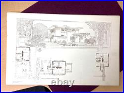 Frank Lloyd Wright Building Plans and Designs/ Hardcover Complete Folio 1963