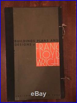 Frank Lloyd Wright Buildings Plans and Designs Horizon Press 1963 Folio #117B