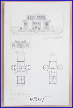 Frank Lloyd Wright Buildings Plans and Designs Large 100 Plate Lithographs 1963