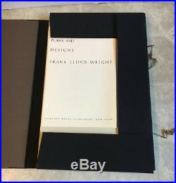 Frank Lloyd Wright Buildings Plans and Designs Portfolio 1963 American Edition
