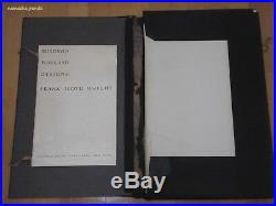 Frank Lloyd Wright Buildings Plans and Designs Portfolio 1963 Overseas Edition