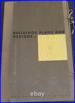 Frank Lloyd Wright Buildings Plans and Designs Print Portfolio Ltd Edition 1963