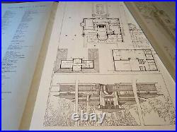 Frank Lloyd Wright Buildings Plans and Designs Print Portfolio Ltd Edition 1963