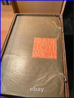 Frank Lloyd Wright Buildings Plans and Designs Print Portfolio Ltd Edition 1963