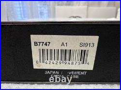 Frank Lloyd Wright Bulova B7747Mission Clock Brass Silver