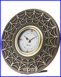 Frank Lloyd Wright Bulova Desk Clock Art Design Rare Model US Duties Included
