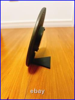 Frank Lloyd Wright Bulova Desk Clock Art Design Tasted Collectible Rare Model