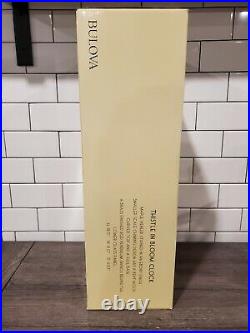 Frank Lloyd Wright Bulova Wall Clock Thistle In Bloom C4836 New in Box