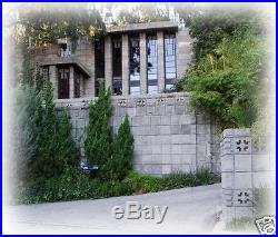 Frank Lloyd Wright, California concrete block home
