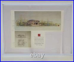 Frank Lloyd Wright Church for the Milwaukee Hellenic Community Poster Framed
