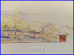 Frank Lloyd Wright Church for the Milwaukee Hellenic Community Poster Framed