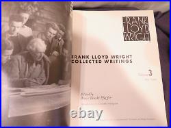 Frank Lloyd Wright Collected Writings Vols 1-5/B B Pfeiffer paperback book used