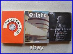 Frank Lloyd Wright Collectible Architecture Design Hardcover Books Set of 3
