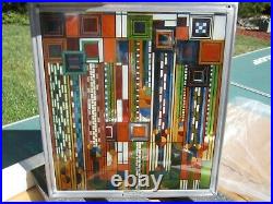 Frank Lloyd Wright CollectionHanging Stained Glass WindowSaguaro Forms 11x12