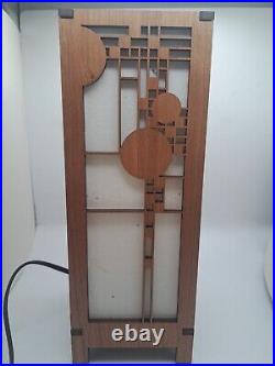 Frank Lloyd Wright Collection Design Wood Light Box Lamp From Coonley Playhouse