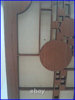 Frank Lloyd Wright Collection Design Wood Light Box Lamp From Coonley Playhouse