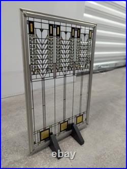 Frank Lloyd Wright Collection Painted Stained Glass Panel Tree of Life
