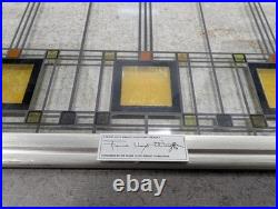 Frank Lloyd Wright Collection Painted Stained Glass Panel Tree of Life