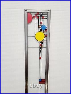 Frank Lloyd Wright Collection Parade Coonley Playhouse Stained Glass Art Panel