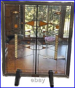 Frank Lloyd Wright Collection Stained Glass Panel Suncatcher 12x11
