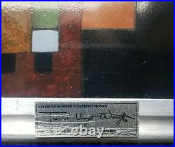 Frank Lloyd Wright Collection Stained Glass Window 15 x 9