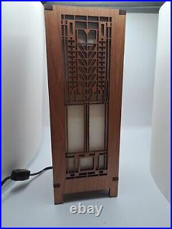 Frank Lloyd Wright Collection Tree Of Life Design Wood Light Box Lamp