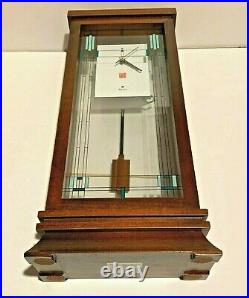 Frank Lloyd Wright Collection Willits Mantel Clock by Bulova B1839 NIB