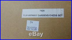 Frank-Lloyd Wright Collections Midway Gardens Chess Set