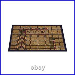 Frank Lloyd Wright Colored Darwin D. Martin House Welcome Doormat