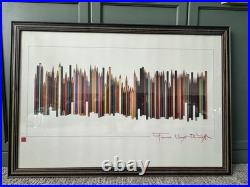 Frank Lloyd Wright Colored Pencils Framed Poster Print