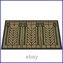 Frank Lloyd Wright Colored Tree of Life Doormat