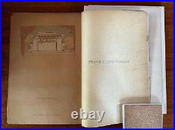 Frank Lloyd Wright Companion Book to Wasmuth Portfolio, Berlin, 1911