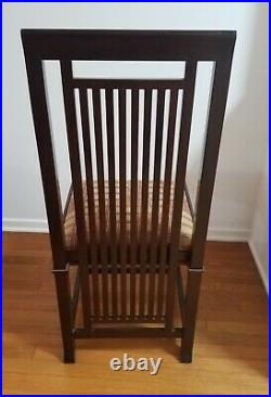 Frank Lloyd Wright Coonley 2 Dark Walnut Chair by Cassina