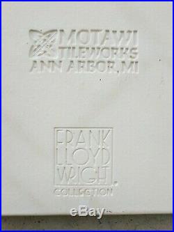 Frank Lloyd Wright Coonley Playhouse Ceramic Wall Tile Motawi Tileworks 8x8