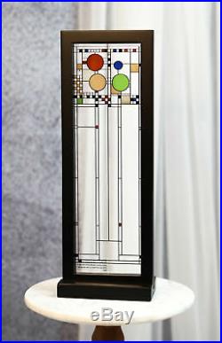Frank Lloyd Wright Coonley Playhouse Window Panels Stained Glass Plaques Set