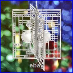 Frank Lloyd Wright Coonley Triptych 3D Christmas Tree Ornament NIB