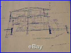Frank Lloyd Wright Copy Of Blueprints For Historic Robie House Chicago Illinois