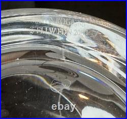 Frank Lloyd Wright Crystal Decanter & Ice Bucket By Miller Rogaska Slovenia 2000