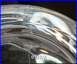 Frank Lloyd Wright Crystal Decanter & Ice Bucket By Miller Rogaska Slovenia 2000