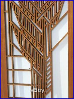 Frank Lloyd Wright Dana Sumac Design Decorative Art Screen Wall Panel 31.5