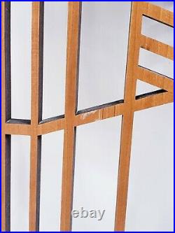 Frank Lloyd Wright Dana Window Wood Art Three 3 30.5 Screen Wall Panels Cherry