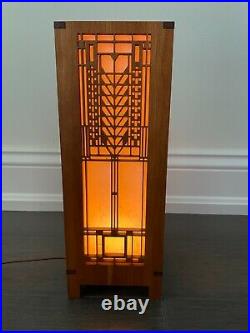Frank Lloyd Wright Darwin D Martin House Tree Of Life Accent Lamp EUC