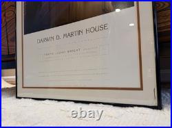 Frank Lloyd Wright Darwin D. Martin House Vintage Exhibition Poster 1986