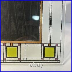 Frank Lloyd Wright Design Glass Photo/Picture Frame (A11) Made In Italy