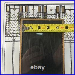 Frank Lloyd Wright Design Glass Photo/Picture Frame (A11) Made In Italy