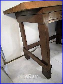 Frank Lloyd Wright Designed Chair Desk Larkin Building Buffalo NY Van Dorn Iron