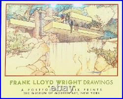 Frank Lloyd Wright Drawings Portfolio Set of 6 1994 MOMA & 3 Model C3 Prints
