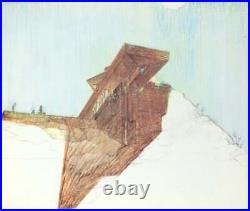 Frank Lloyd Wright / Drawings for a living architecture 1st ed 1959 Architecture